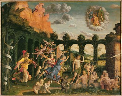 Minerva che caccia i vizi dal Giardino della Virtù da Andrea Mantegna